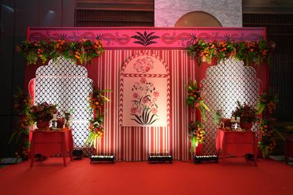 Backdrop and Photo-op — Mehendi decor — Westin